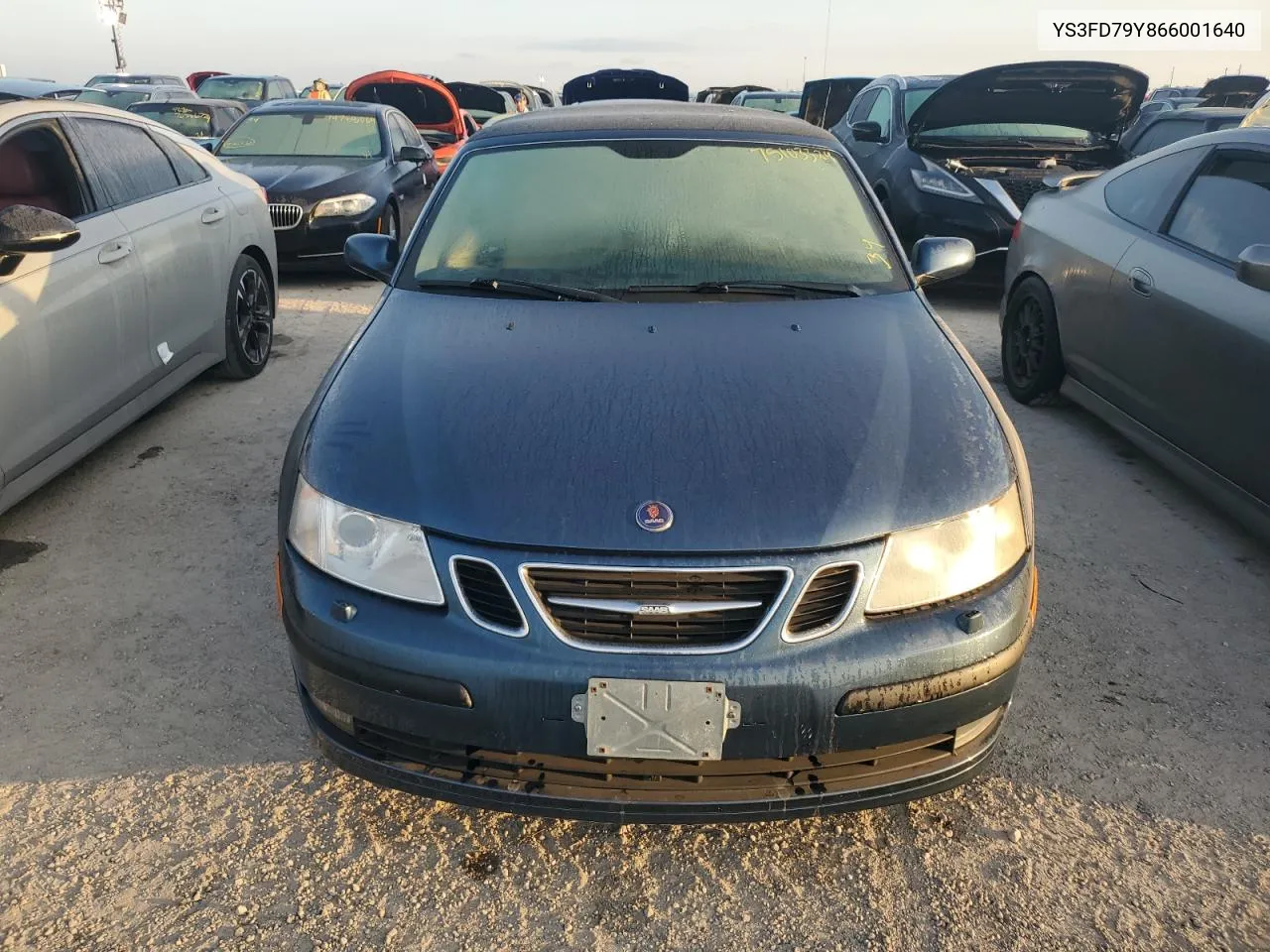 2006 Saab 9-3 VIN: YS3FD79Y866001640 Lot: 75103324