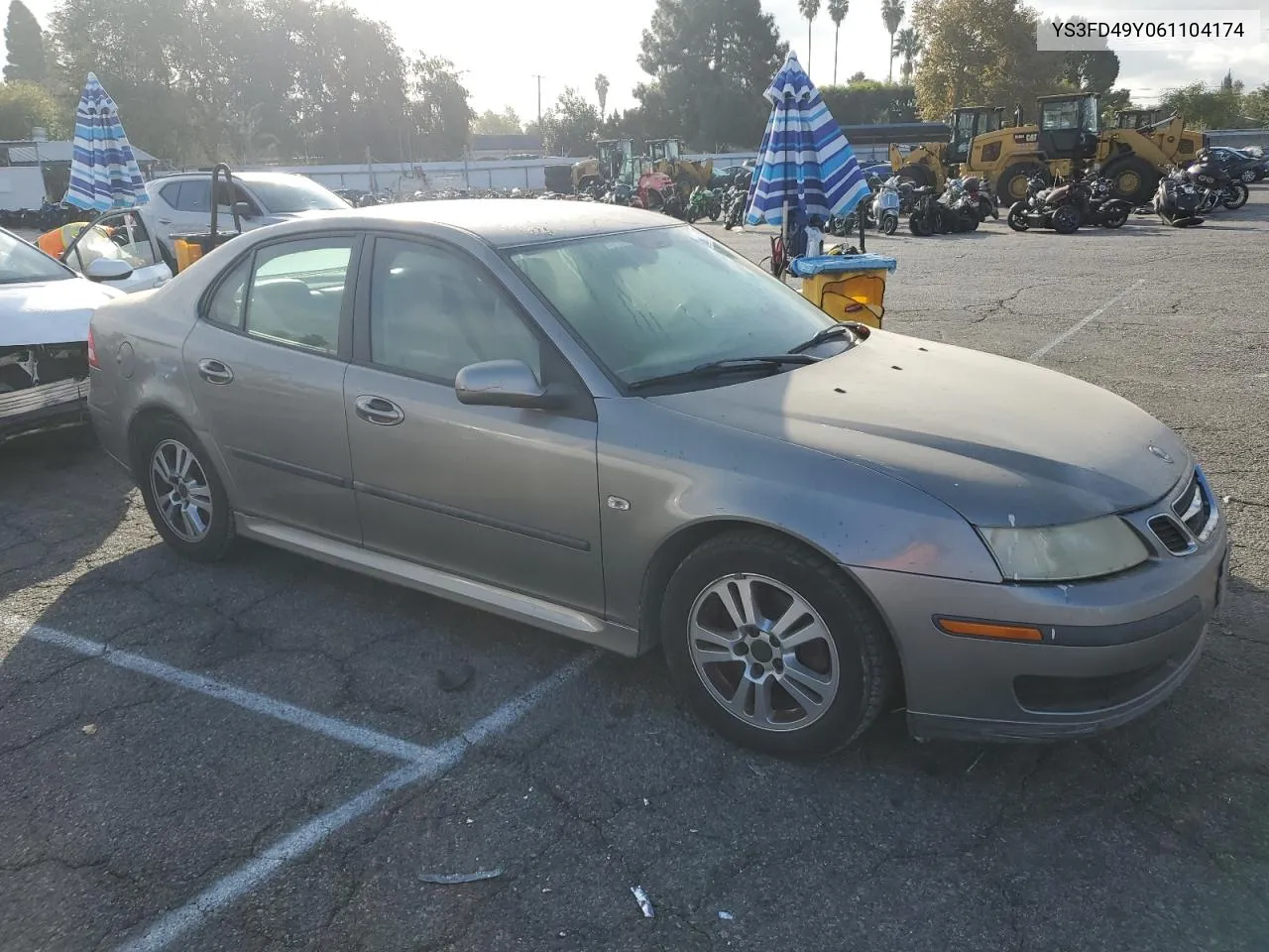 2006 Saab 9-3 VIN: YS3FD49Y061104174 Lot: 80715624