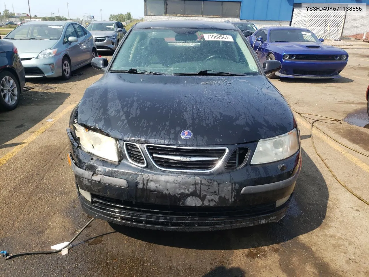 2007 Saab 9-3 2.0T VIN: YS3FD49Y671138556 Lot: 71060564