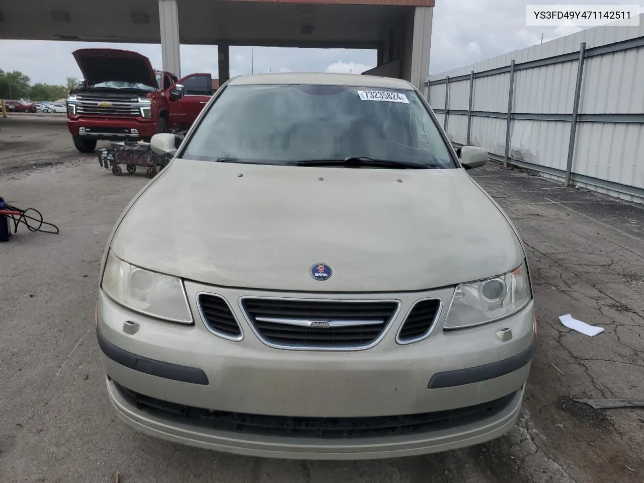 2007 Saab 9-3 2.0T VIN: YS3FD49Y471142511 Lot: 73235824