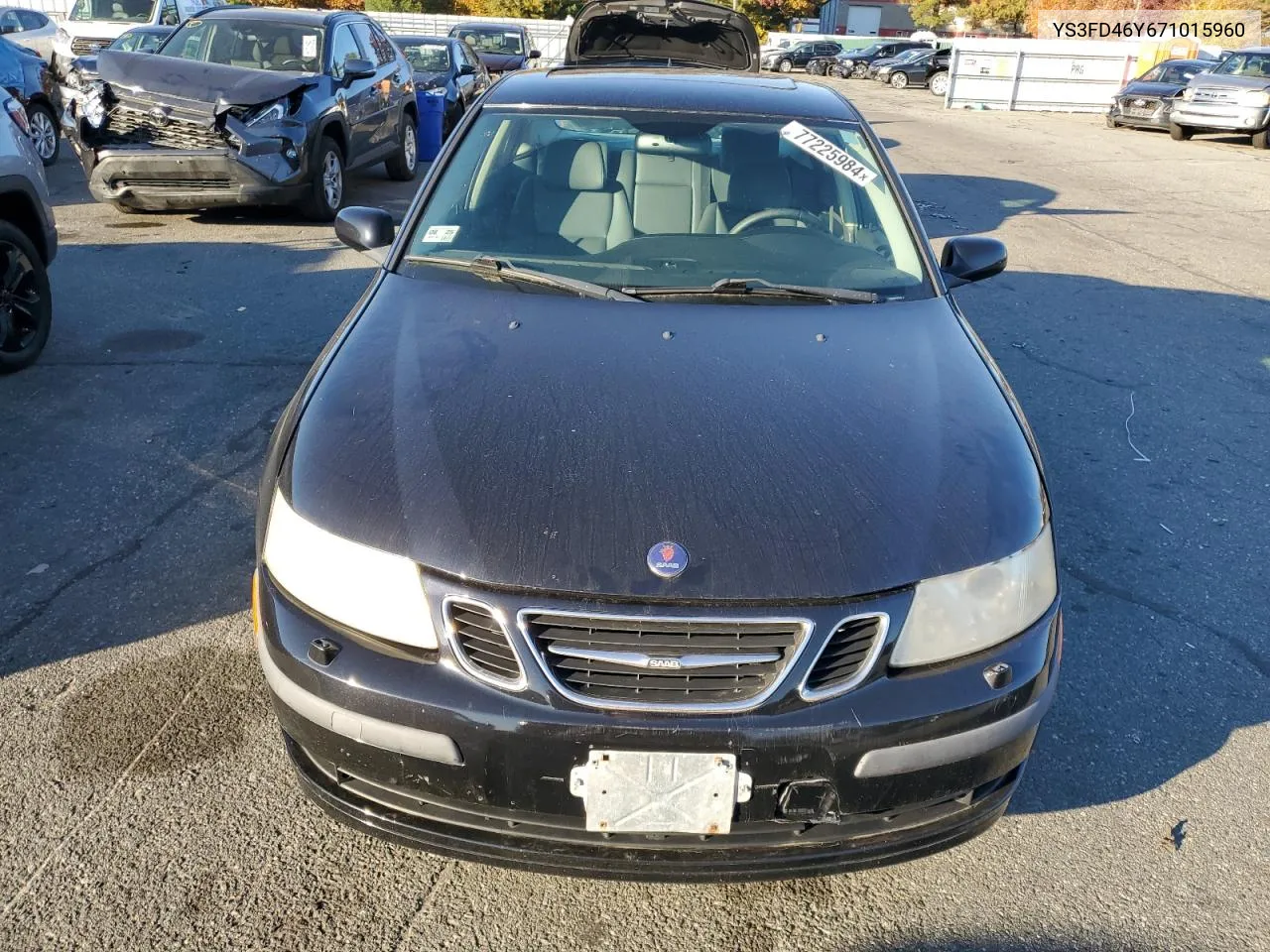 2007 Saab 9-3 2.0T VIN: YS3FD46Y671015960 Lot: 77225984