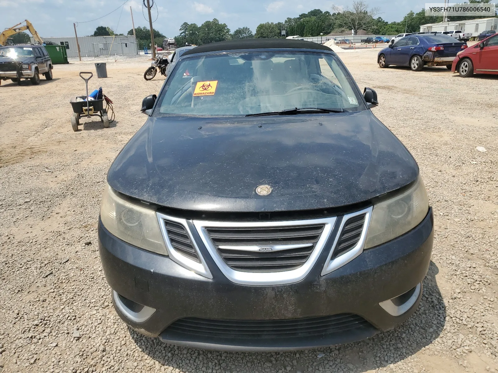 2008 Saab 9-3 Aero VIN: YS3FH71U786006540 Lot: 64104794