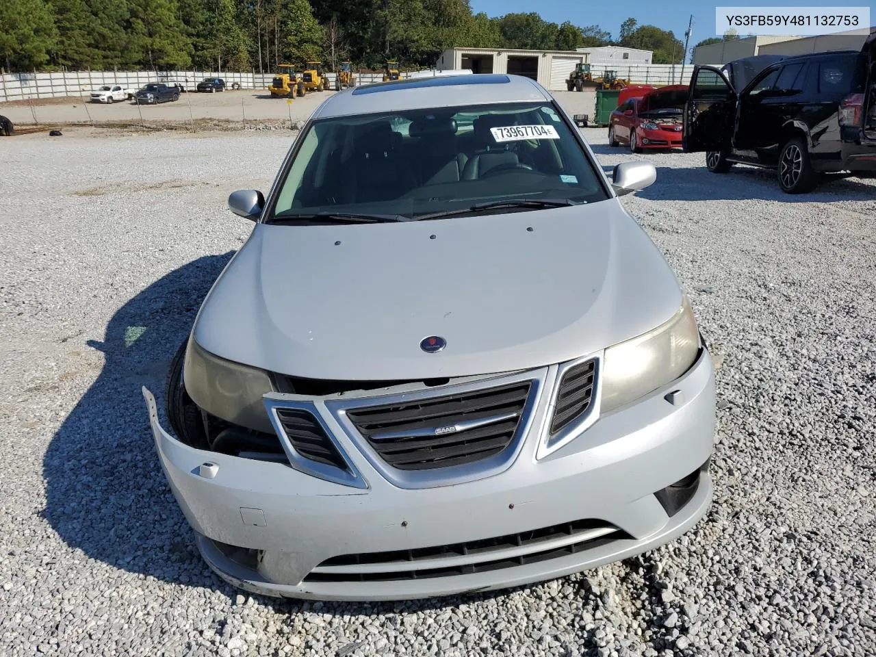 2008 Saab 9-3 2.0T VIN: YS3FB59Y481132753 Lot: 73967704