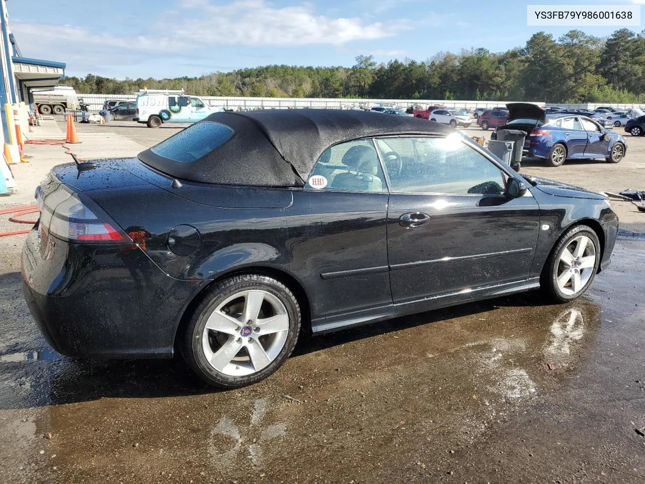 2008 Saab 9-3 2.0T VIN: YS3FB79Y986001638 Lot: 79501674