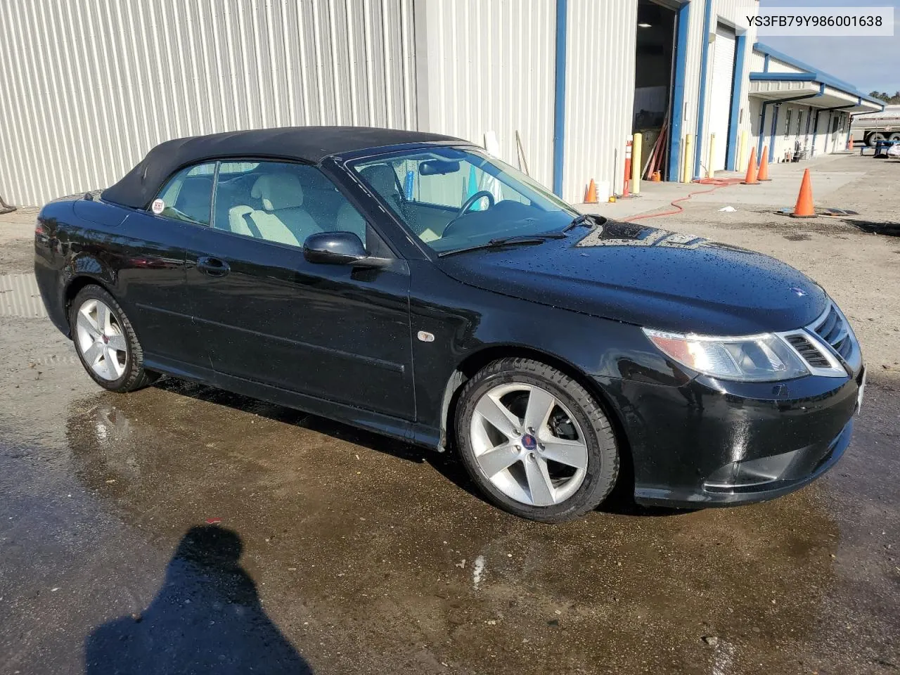 2008 Saab 9-3 2.0T VIN: YS3FB79Y986001638 Lot: 79501674