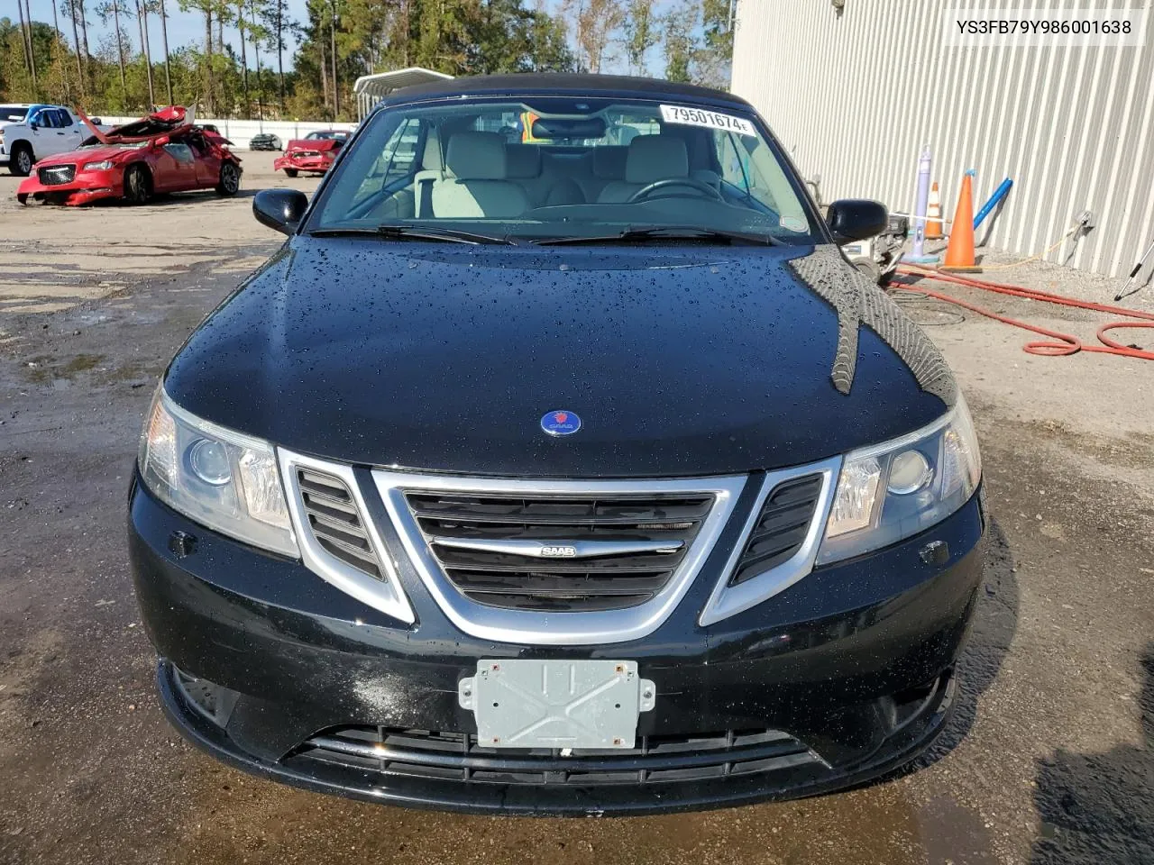 2008 Saab 9-3 2.0T VIN: YS3FB79Y986001638 Lot: 79501674