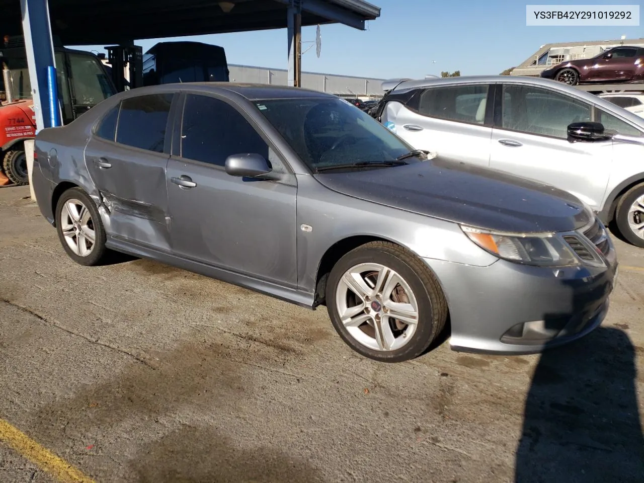 2009 Saab 9-3 2.0T VIN: YS3FB42Y291019292 Lot: 78048974