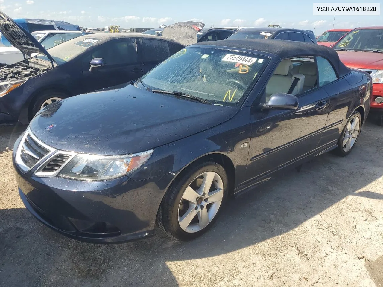 2010 Saab 9-3 2.0T VIN: YS3FA7CY9A1618228 Lot: 75549444