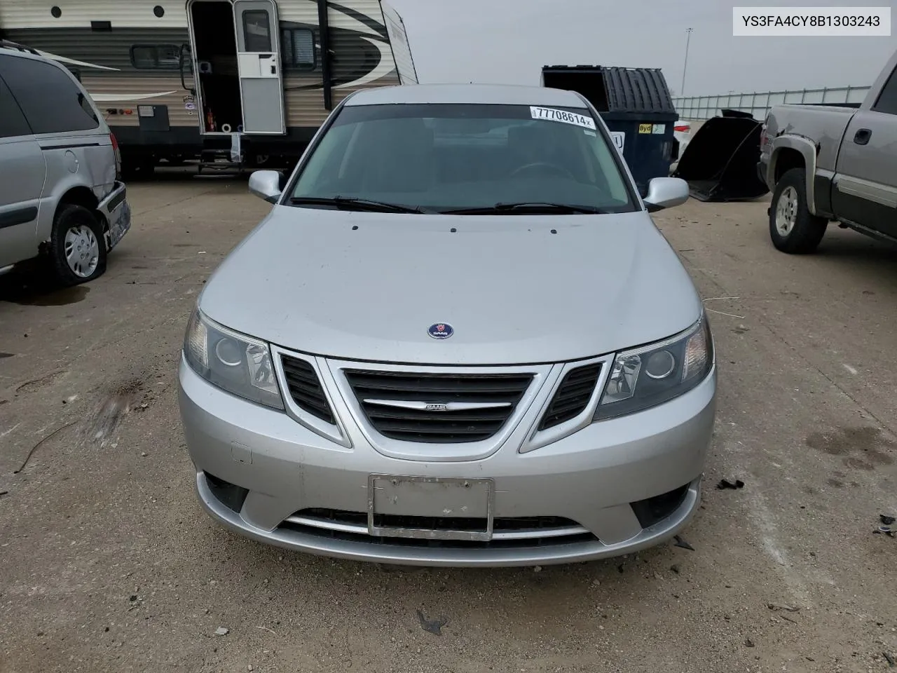 2011 Saab 9-3 2.0T VIN: YS3FA4CY8B1303243 Lot: 77708614