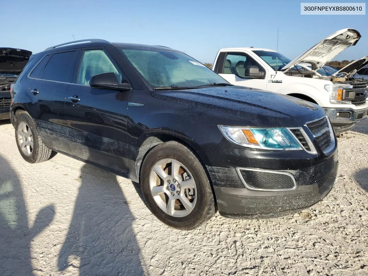 2011 Saab 9-4X VIN: 3G0FNPEYXBS800610 Lot: 77536514