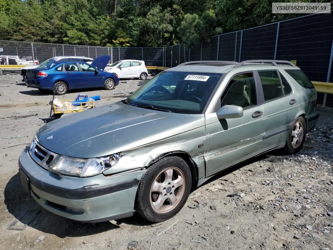 YS3EF58Z913049159 2001 Saab 9-5 Se