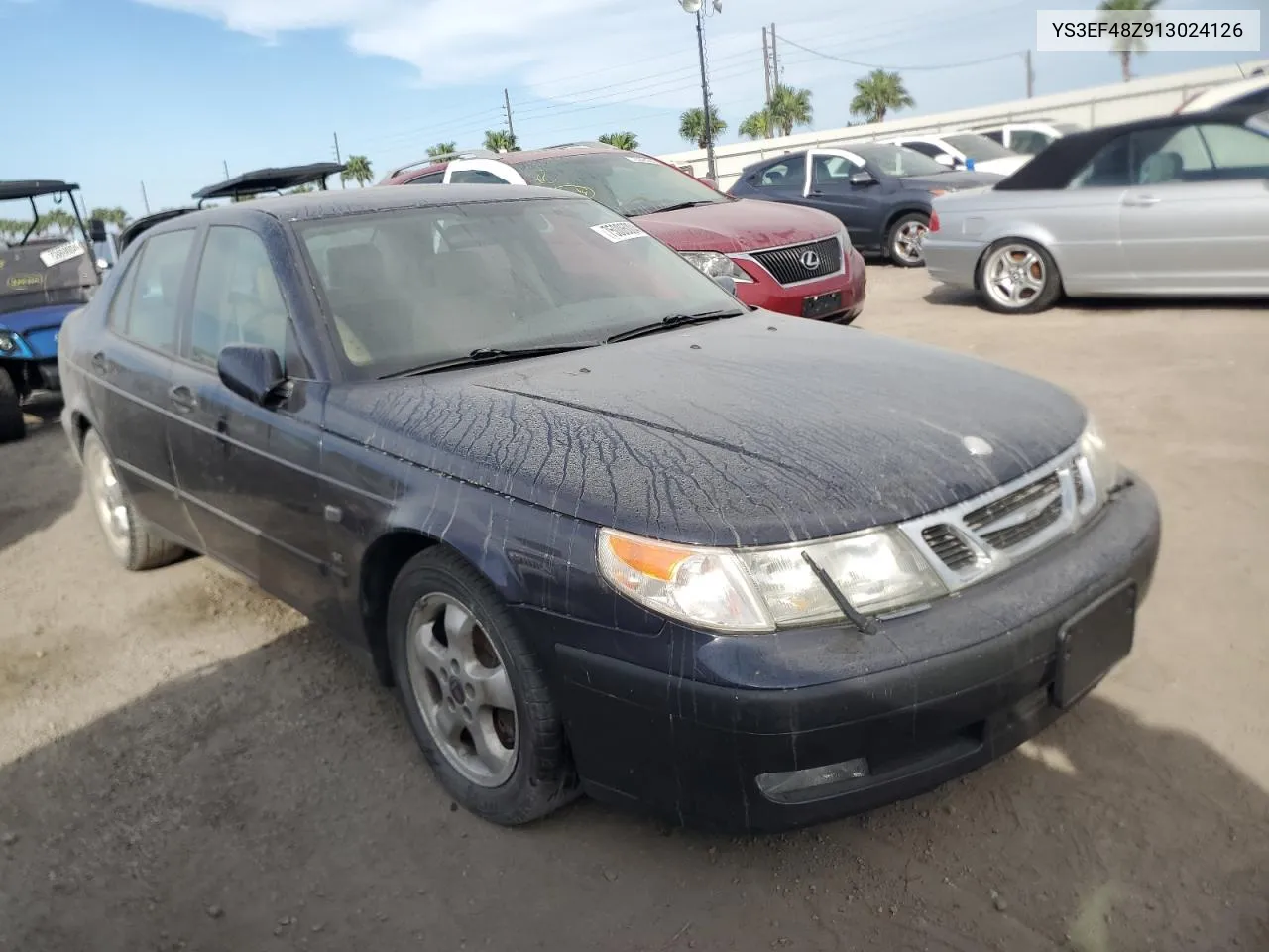 2001 Saab 9-5 Se VIN: YS3EF48Z913024126 Lot: 75006004