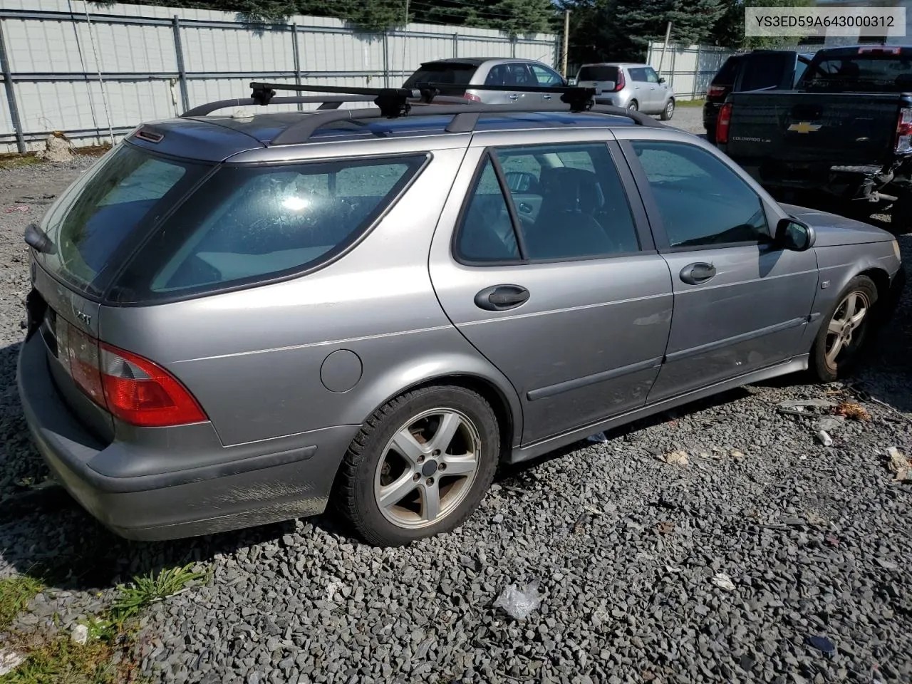 2004 Saab 9-5 Arc VIN: YS3ED59A643000312 Lot: 71002714