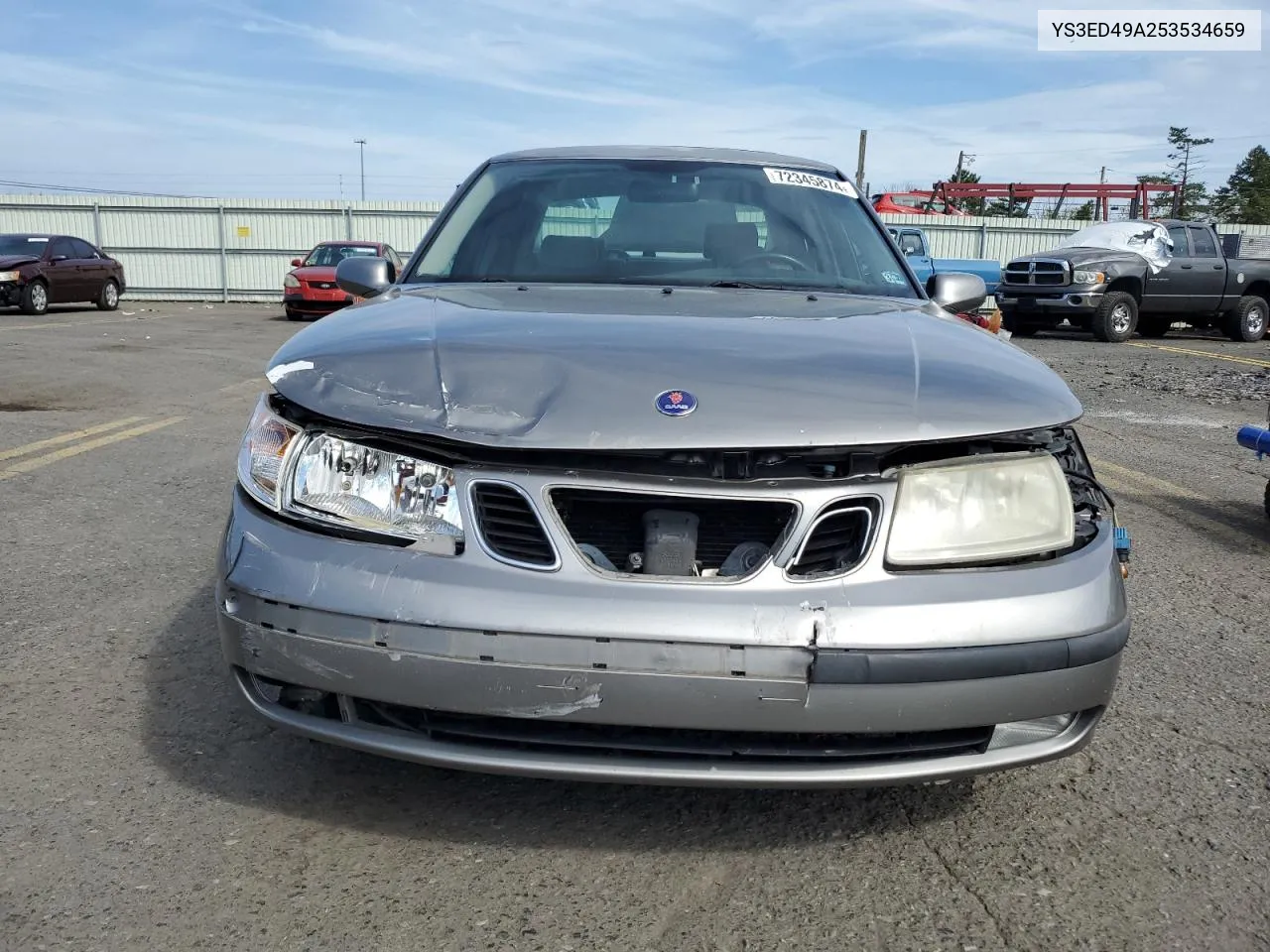 2005 Saab 9-5 Arc VIN: YS3ED49A253534659 Lot: 72345874