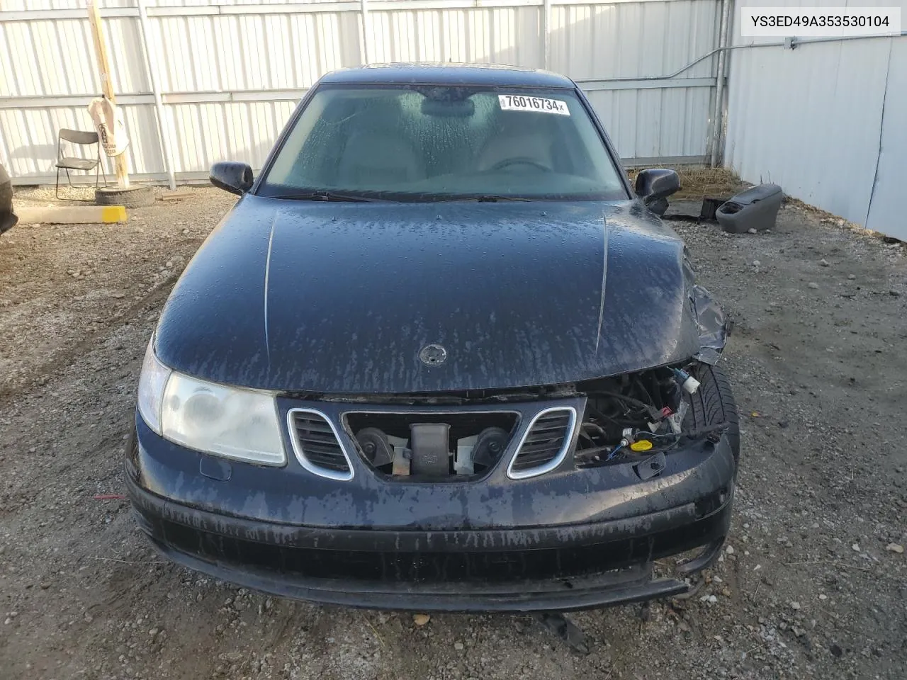 2005 Saab 9-5 Arc VIN: YS3ED49A353530104 Lot: 76016734