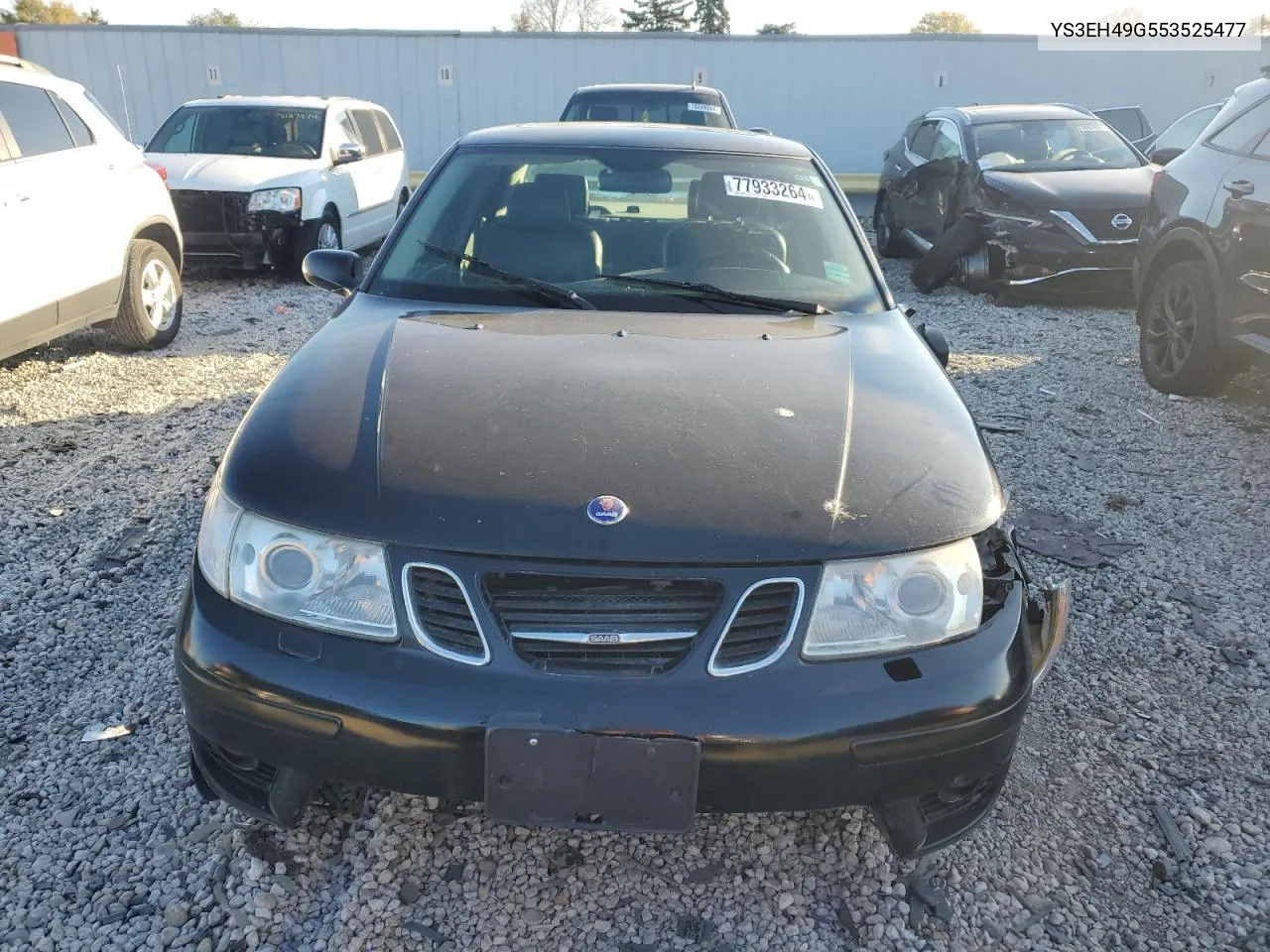 2005 Saab 9-5 Aero VIN: YS3EH49G553525477 Lot: 77933264