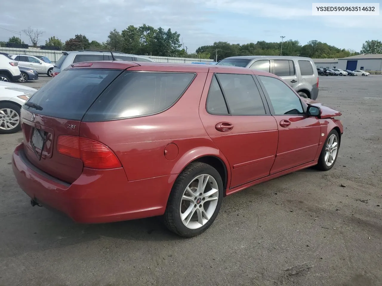 2006 Saab 9-5 Base VIN: YS3ED59G963514632 Lot: 71709224