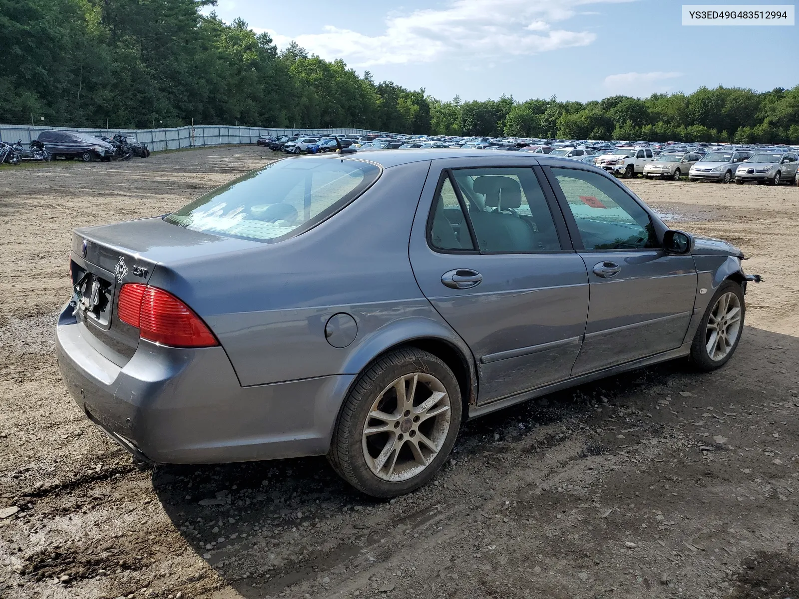 2008 Saab 9-5 2.3T VIN: YS3ED49G483512994 Lot: 65761624