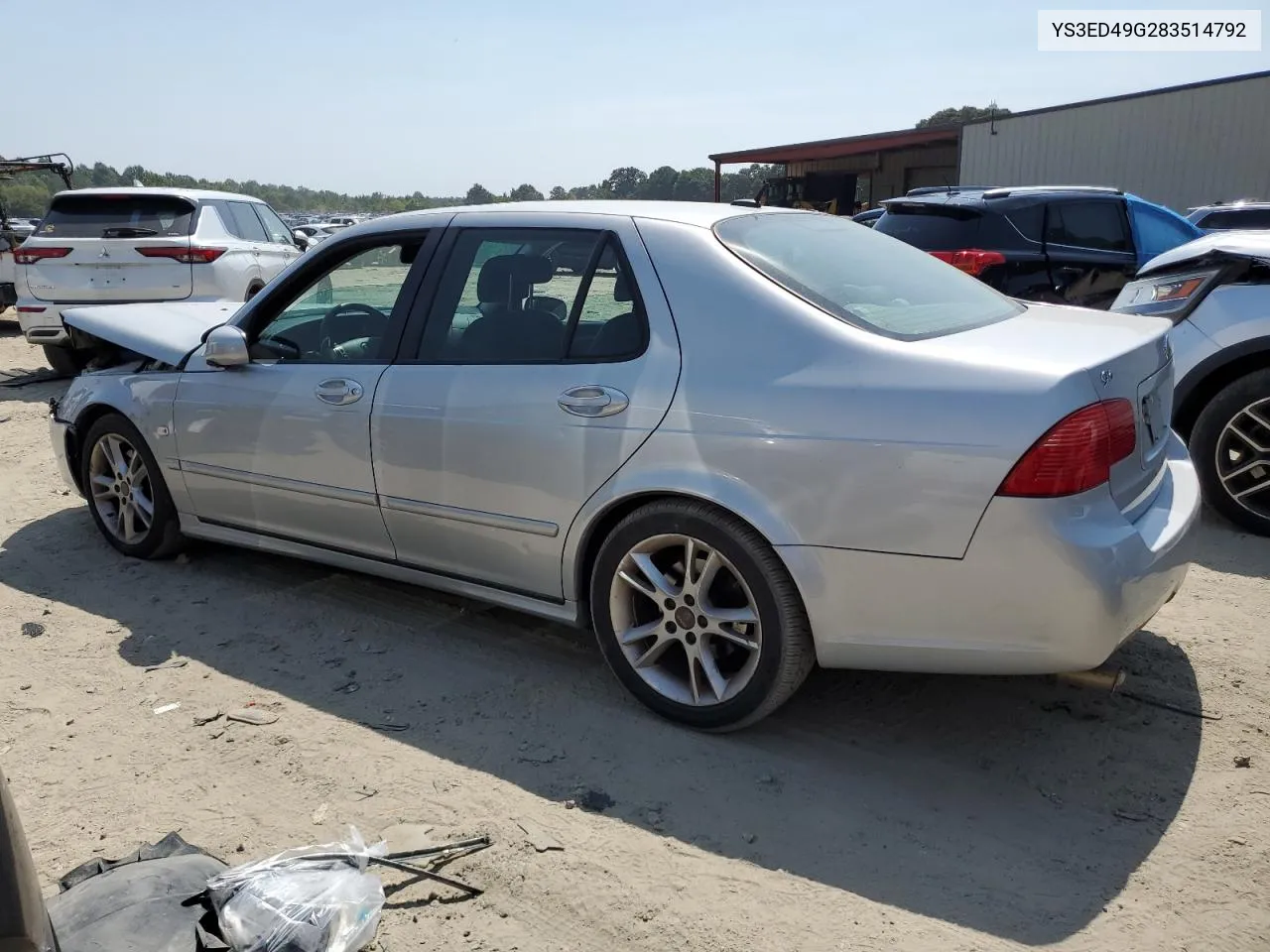 2008 Saab 9-5 2.3T VIN: YS3ED49G283514792 Lot: 68764624