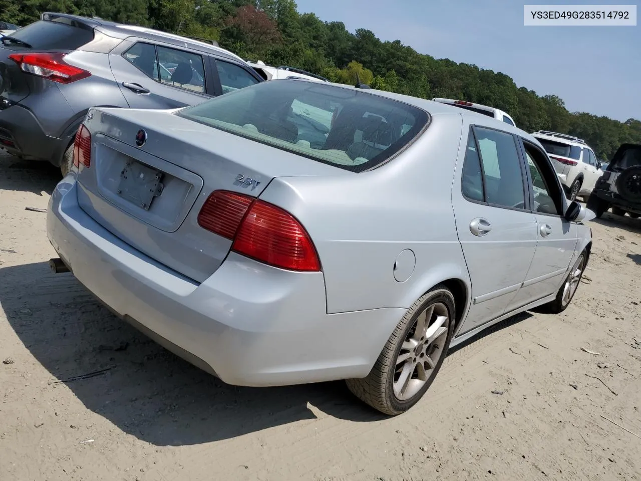 2008 Saab 9-5 2.3T VIN: YS3ED49G283514792 Lot: 68764624