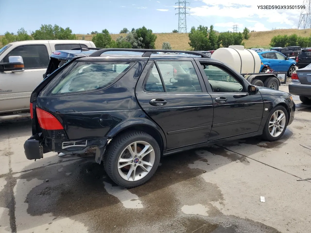 2009 Saab 9-5 2.3T VIN: YS3ED59GX93501599 Lot: 66420834