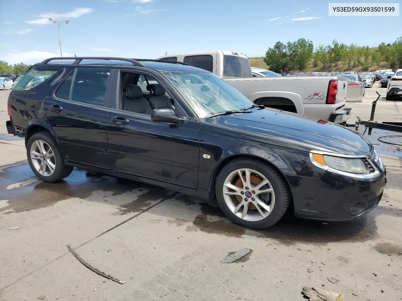 2009 Saab 9-5 2.3T VIN: YS3ED59GX93501599 Lot: 66420834