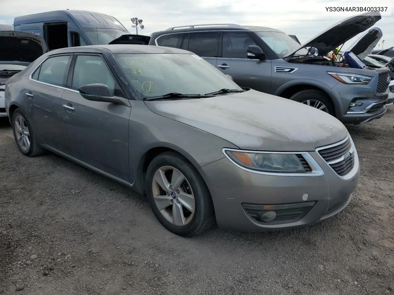 2011 Saab 9-5 Turbo VIN: YS3GN4AR3B4003337 Lot: 75367564