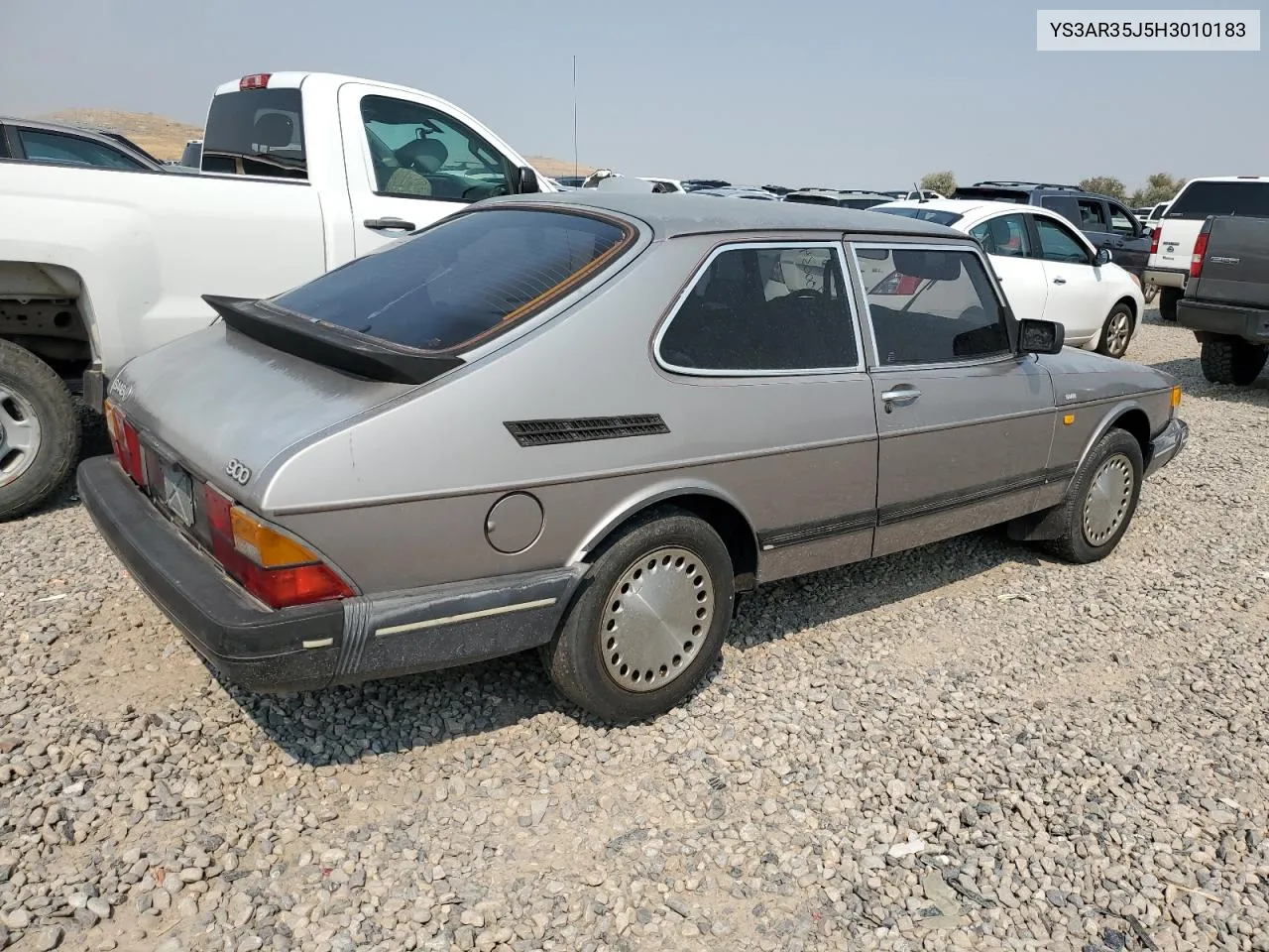 1987 Saab 900 VIN: YS3AR35J5H3010183 Lot: 70003404