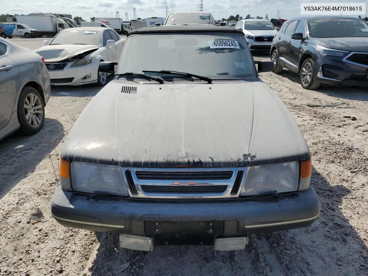 1991 Saab 900 S VIN: YS3AK76E4M7018615 Lot: 65096243