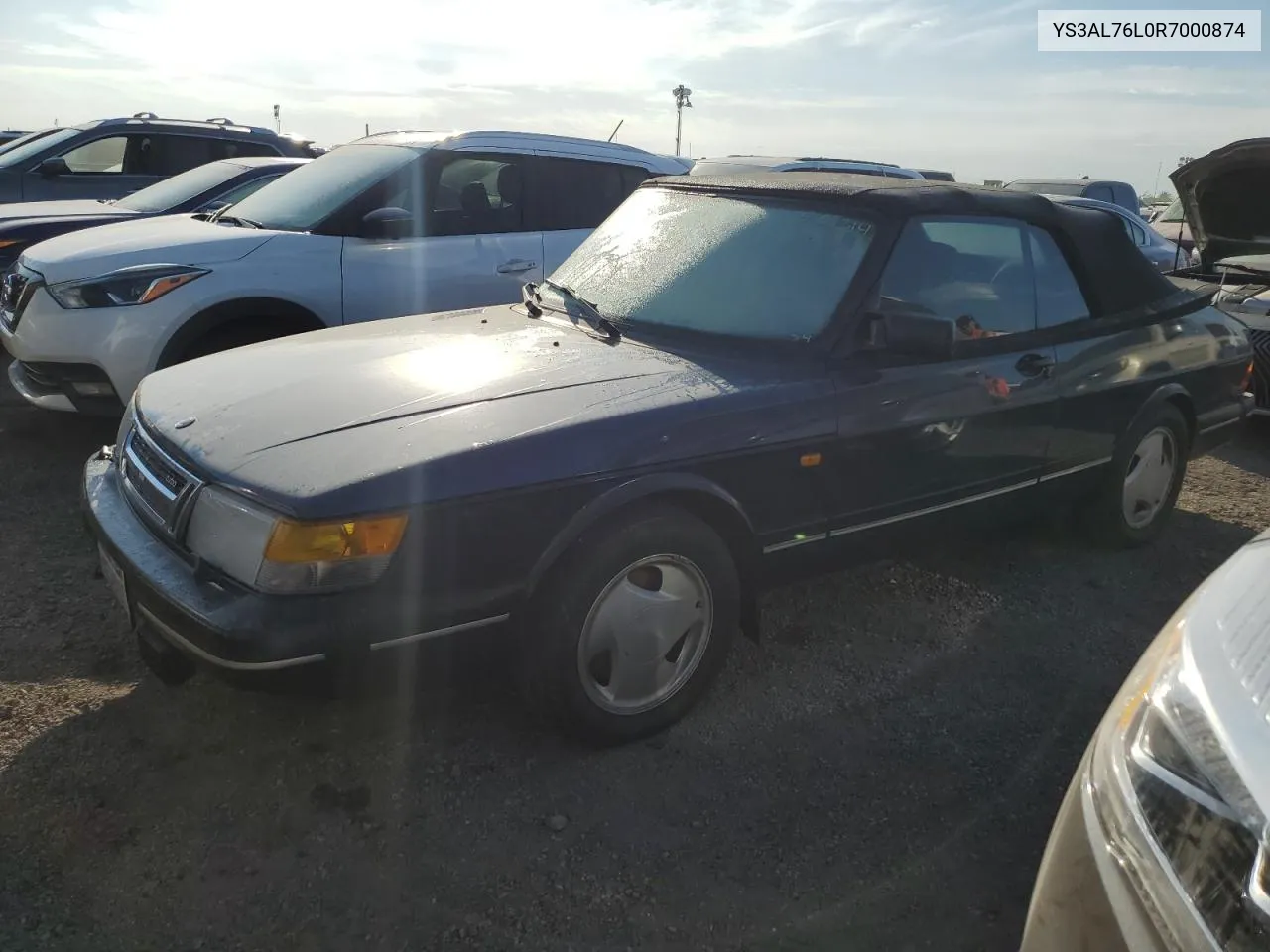 1994 Saab 900 VIN: YS3AL76L0R7000874 Lot: 75357314