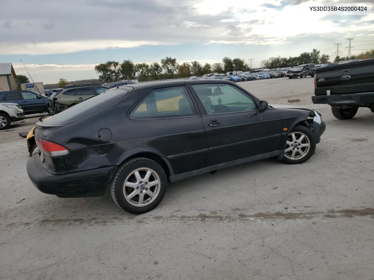 1995 Saab 900 S VIN: YS3DD35B4S2000424 Lot: 76621704