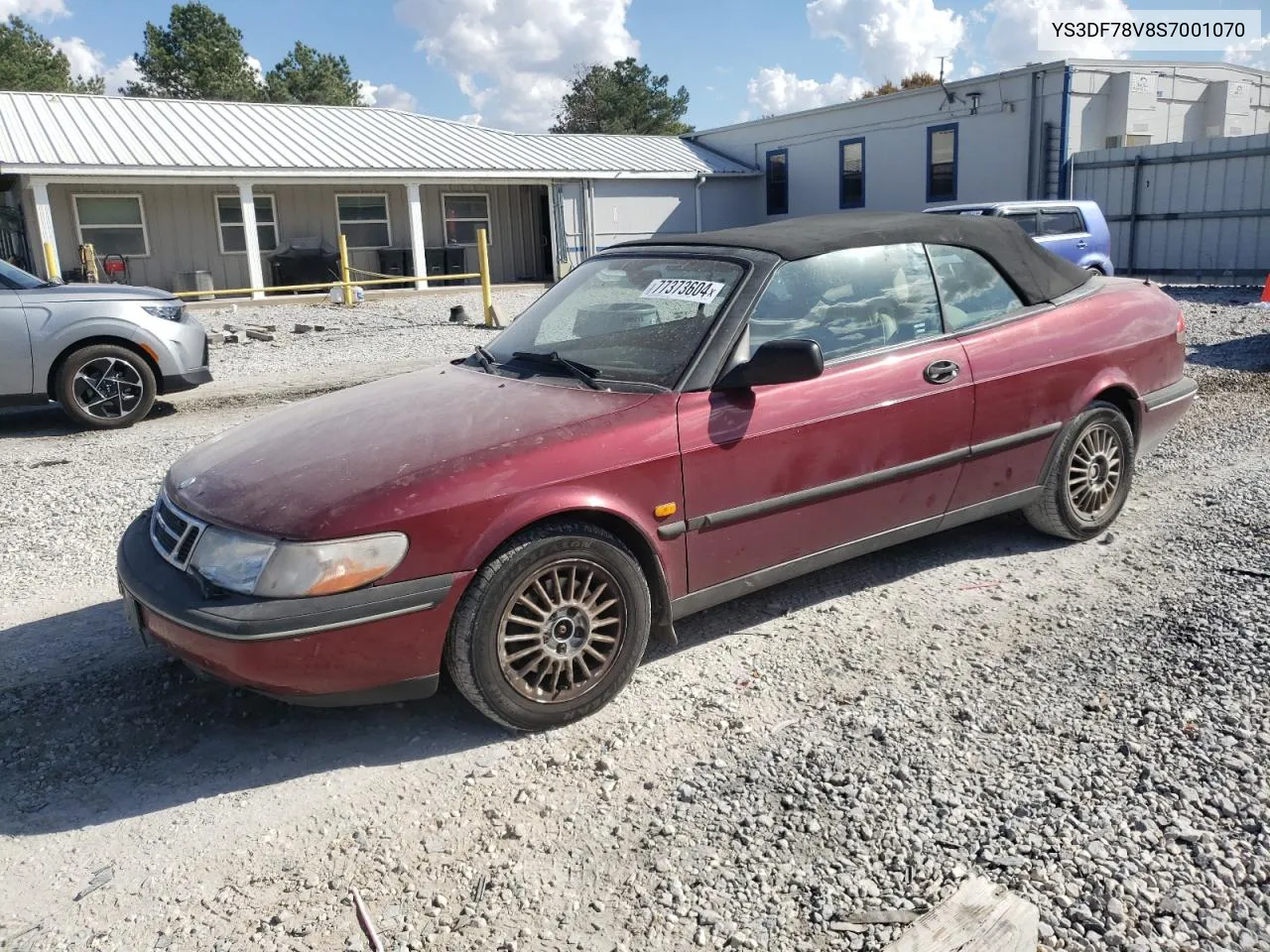 1995 Saab 900 Se VIN: YS3DF78V8S7001070 Lot: 77373604