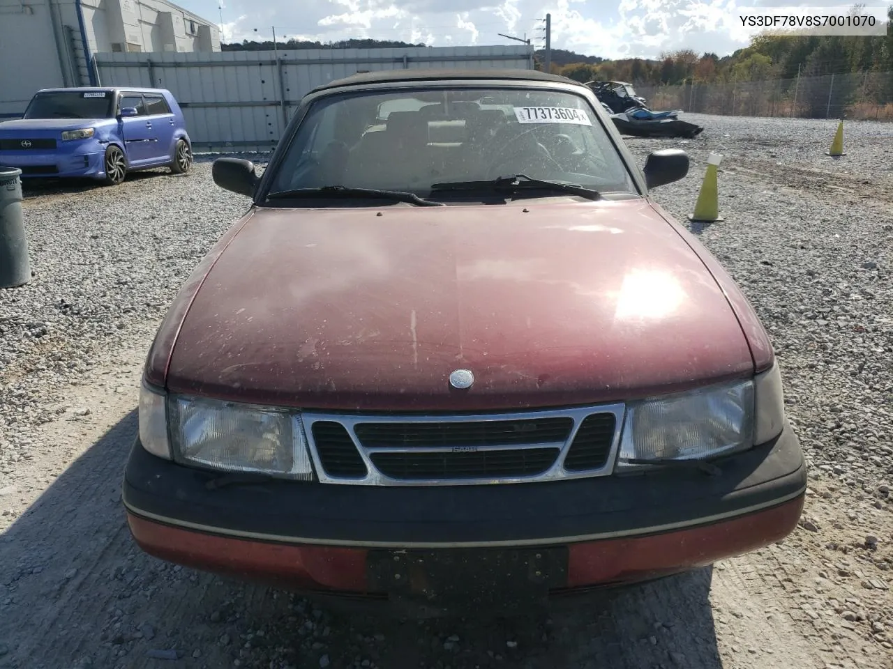 1995 Saab 900 Se VIN: YS3DF78V8S7001070 Lot: 77373604