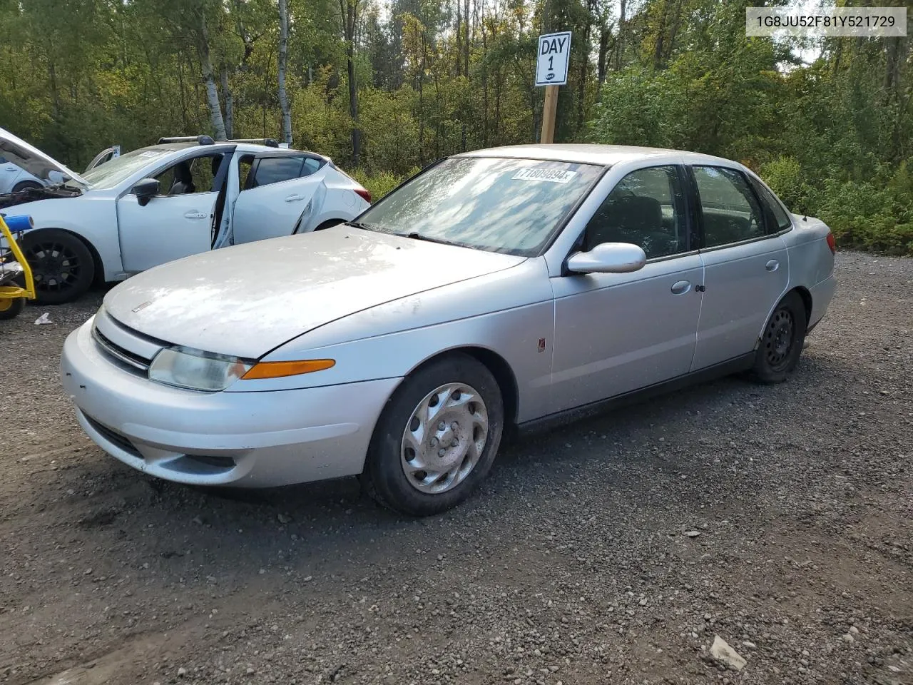 2001 Saturn L200 VIN: 1G8JU52F81Y521729 Lot: 71809894