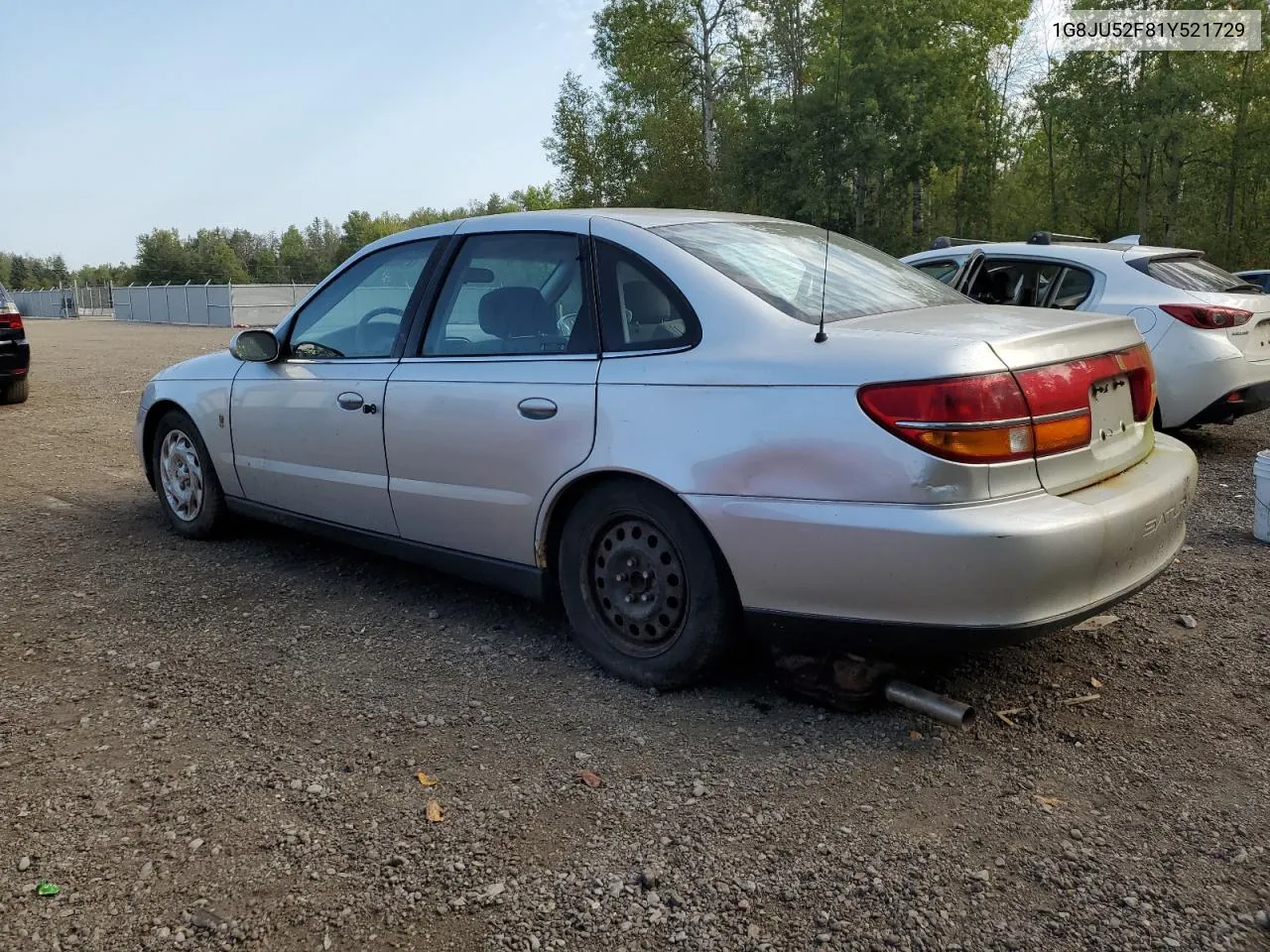 2001 Saturn L200 VIN: 1G8JU52F81Y521729 Lot: 71809894