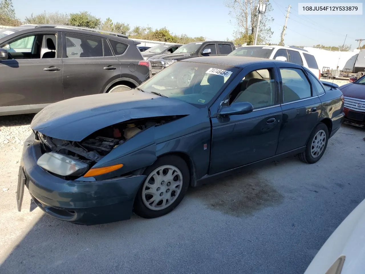 2002 Saturn L200 VIN: 1G8JU54F12Y533879 Lot: 74748454