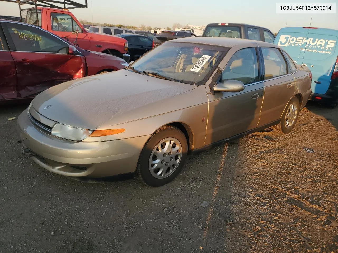 2002 Saturn L200 VIN: 1G8JU54F12Y573914 Lot: 75092514