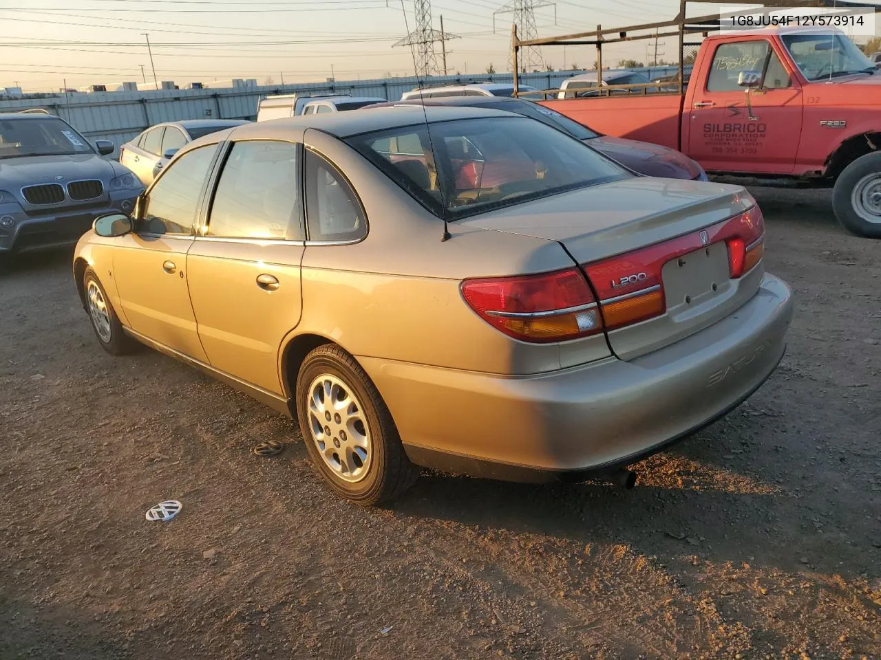 2002 Saturn L200 VIN: 1G8JU54F12Y573914 Lot: 75092514