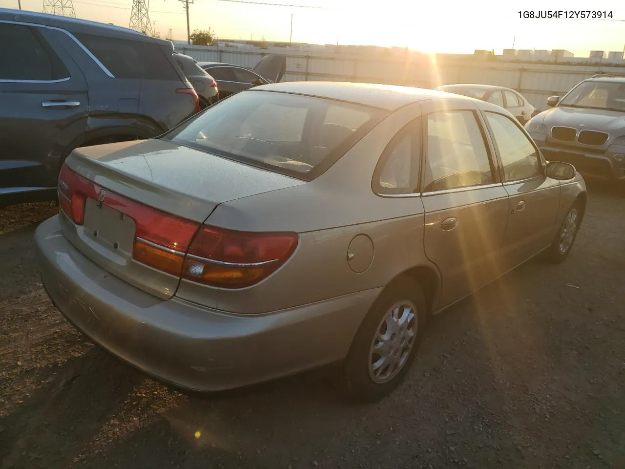 2002 Saturn L200 VIN: 1G8JU54F12Y573914 Lot: 75092514