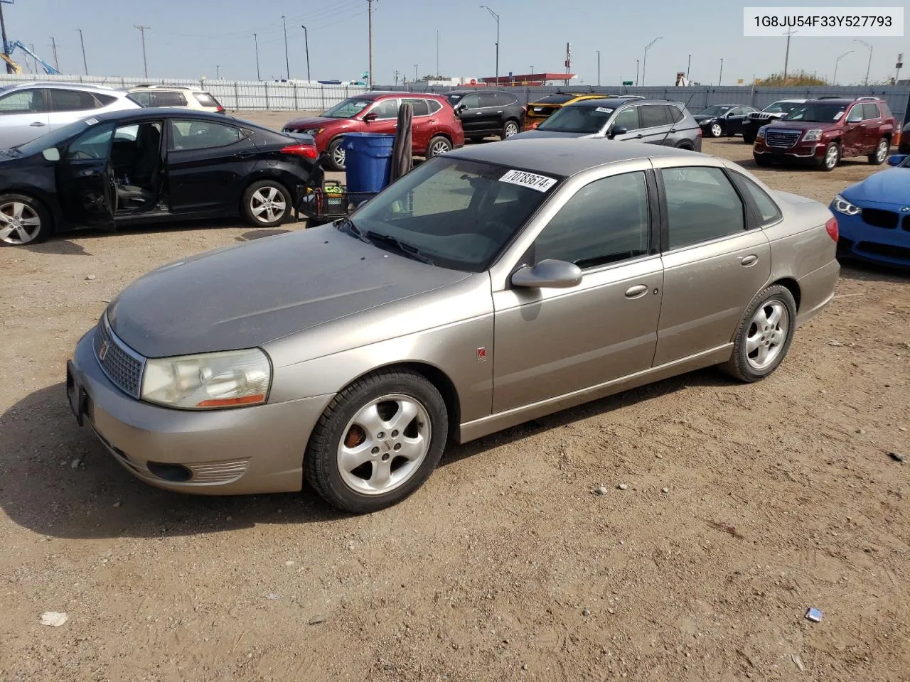 2003 Saturn L200 VIN: 1G8JU54F33Y527793 Lot: 70783674