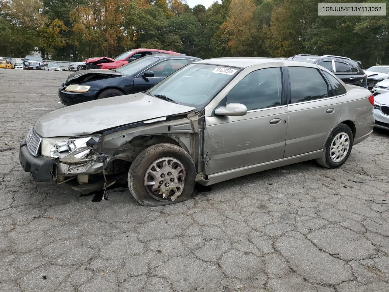 2003 Saturn L200 VIN: 1G8JU54F13Y513052 Lot: 78123234