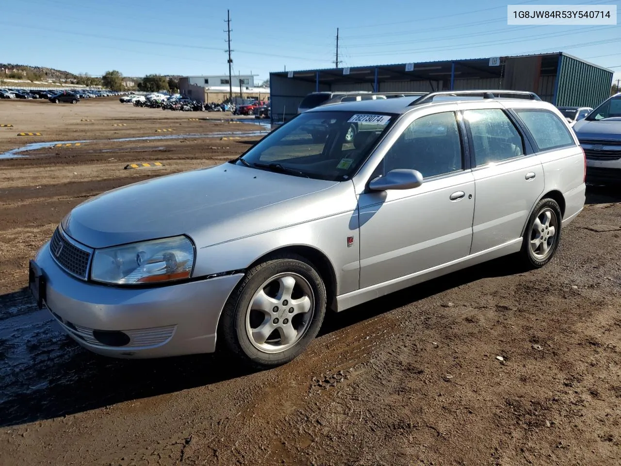 2003 Saturn Lw300 VIN: 1G8JW84R53Y540714 Lot: 78273074