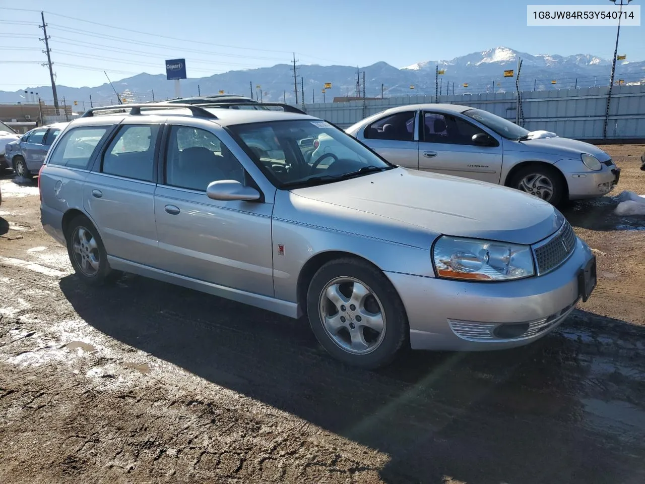 2003 Saturn Lw300 VIN: 1G8JW84R53Y540714 Lot: 78273074