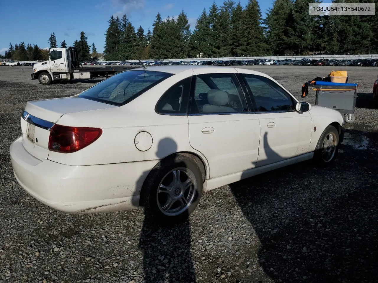 2003 Saturn L200 VIN: 1G8JU54F13Y540672 Lot: 79466644