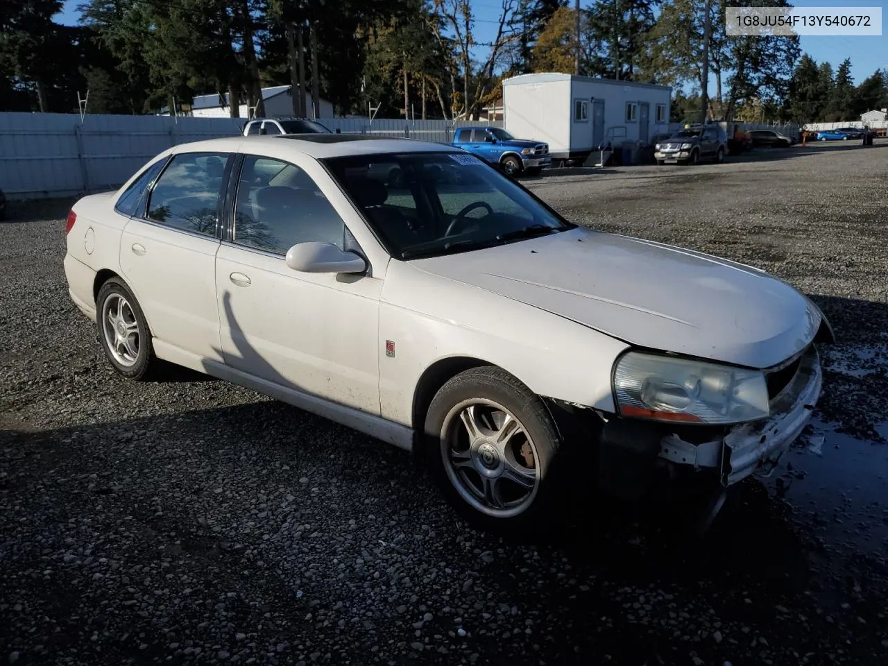 2003 Saturn L200 VIN: 1G8JU54F13Y540672 Lot: 79466644