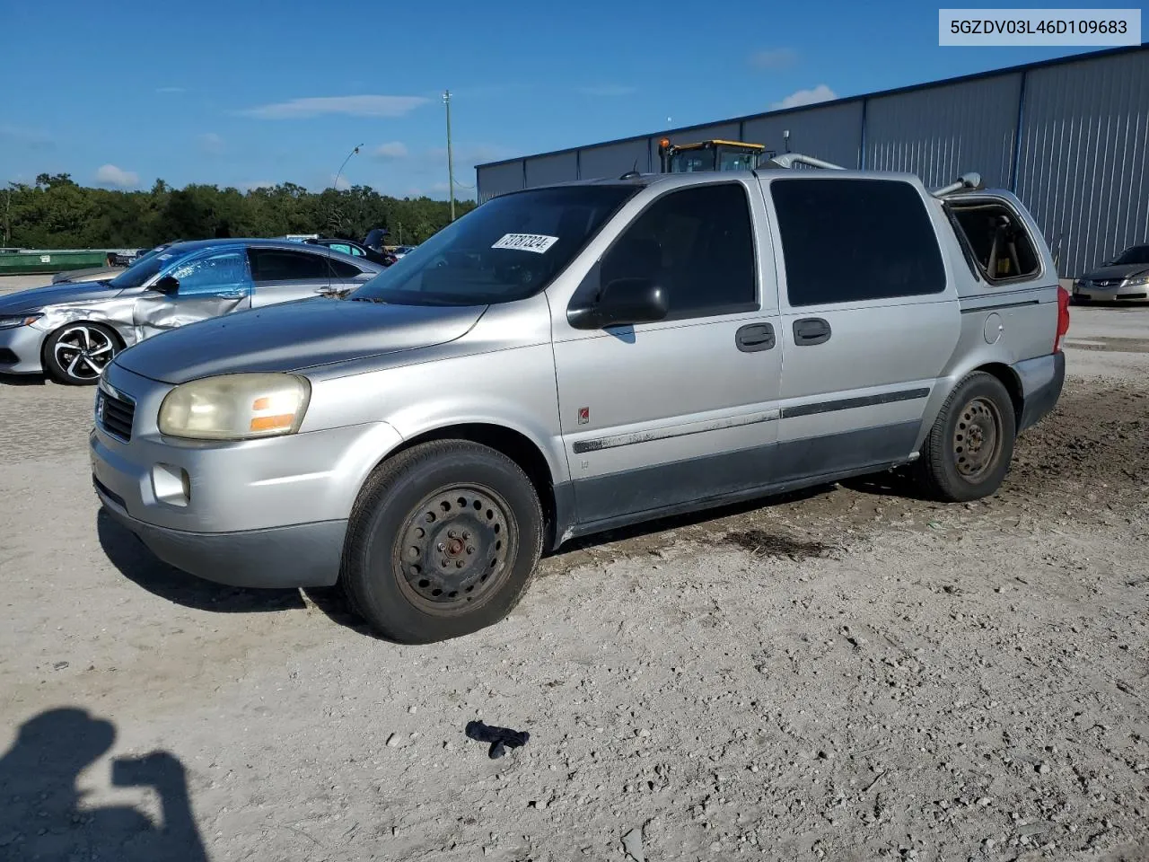 2006 Saturn Relay 2 VIN: 5GZDV03L46D109683 Lot: 73787324