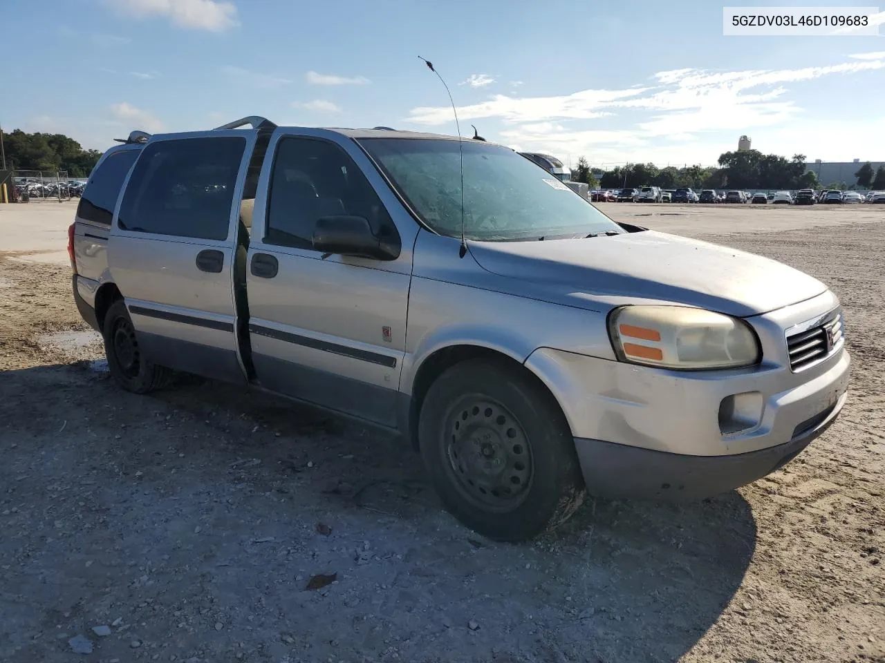 2006 Saturn Relay 2 VIN: 5GZDV03L46D109683 Lot: 73787324