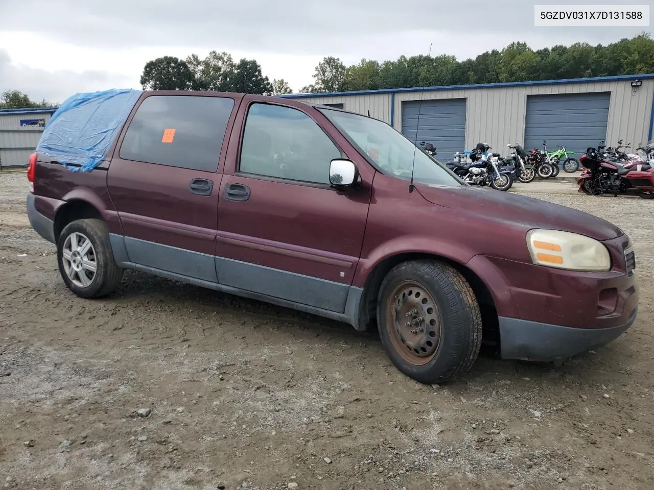 2007 Saturn Relay 2 VIN: 5GZDV031X7D131588 Lot: 72697244