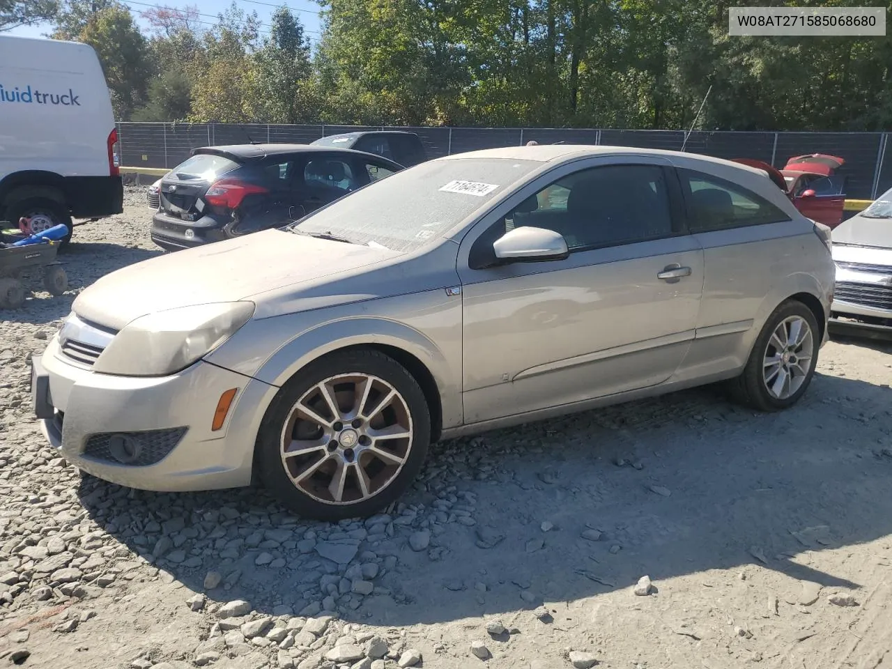 2008 Saturn Astra Xr VIN: W08AT271585068680 Lot: 71164624