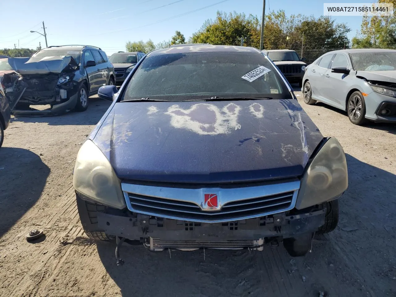 2008 Saturn Astra Xr VIN: W08AT271585114461 Lot: 74052524